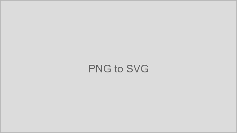 Plomz PNG to SVG converter with a flat two-color logo PNG loaded — showing clean vector paths in the converted SVG output
